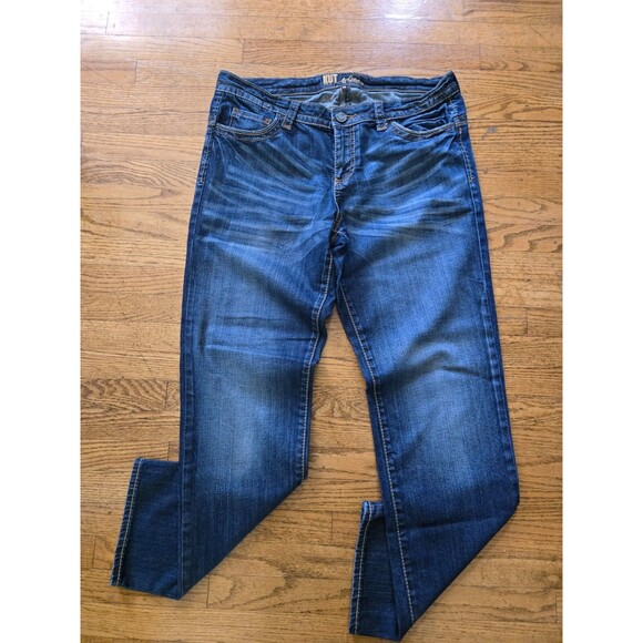 Kut from the Kloth Jeans Natalie High Rise Boot Cut Dark Wash Size 14 - Picture 1 of 8